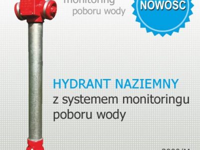 Hydrant nadziemny z systemem monitoringu